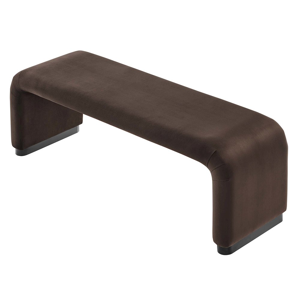 Koda Performance Velvet Waterfall Long Bench. Picture 6