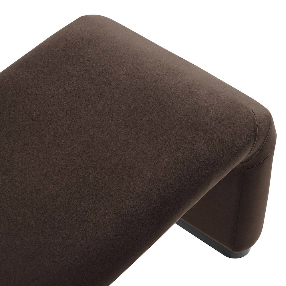Koda Performance Velvet Waterfall Long Bench. Picture 7