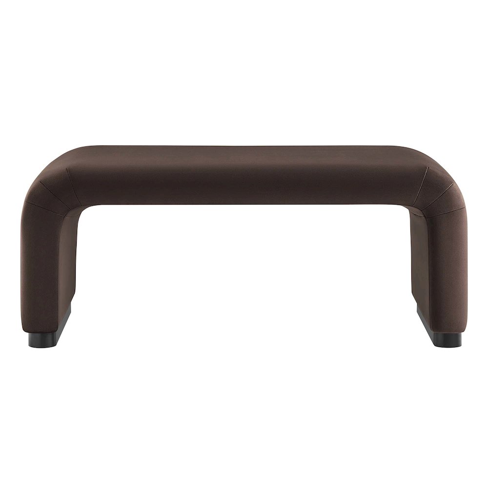 Koda Performance Velvet Waterfall Ottoman. Picture 5