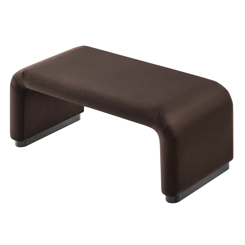 Koda Performance Velvet Waterfall Ottoman. Picture 6