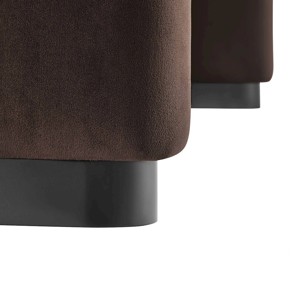 Koda Performance Velvet Waterfall Ottoman. Picture 7