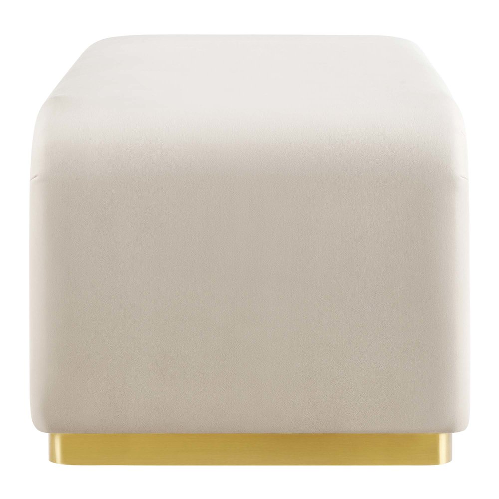 Koda Performance Velvet Waterfall Ottoman. Picture 4