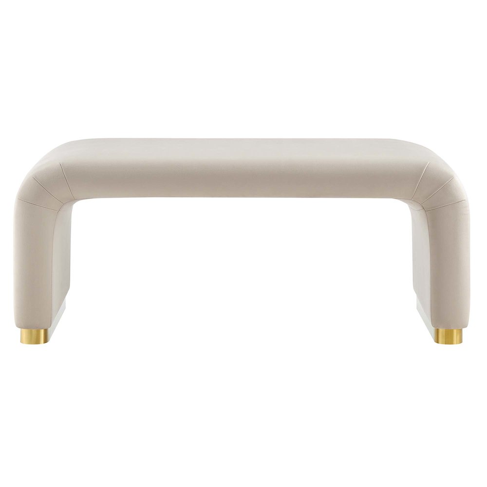 Koda Performance Velvet Waterfall Ottoman. Picture 5