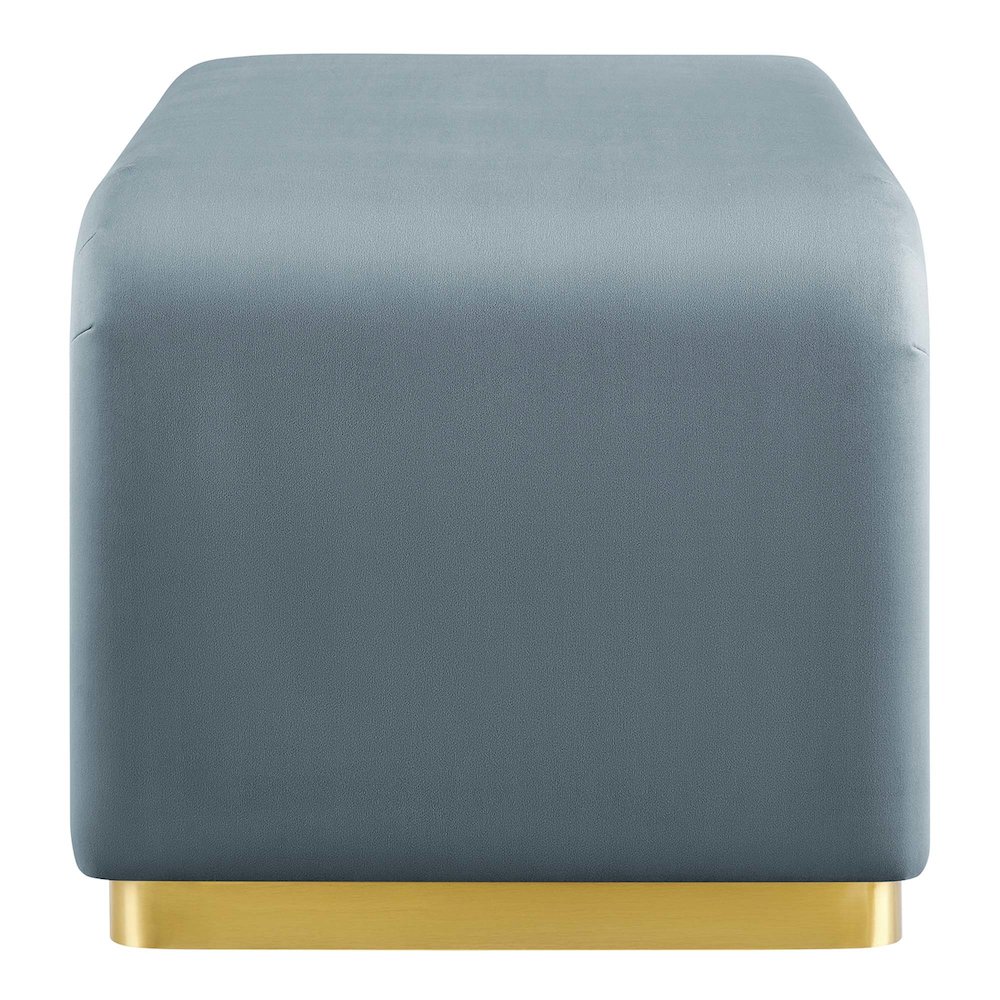 Koda Performance Velvet Waterfall Ottoman. Picture 4