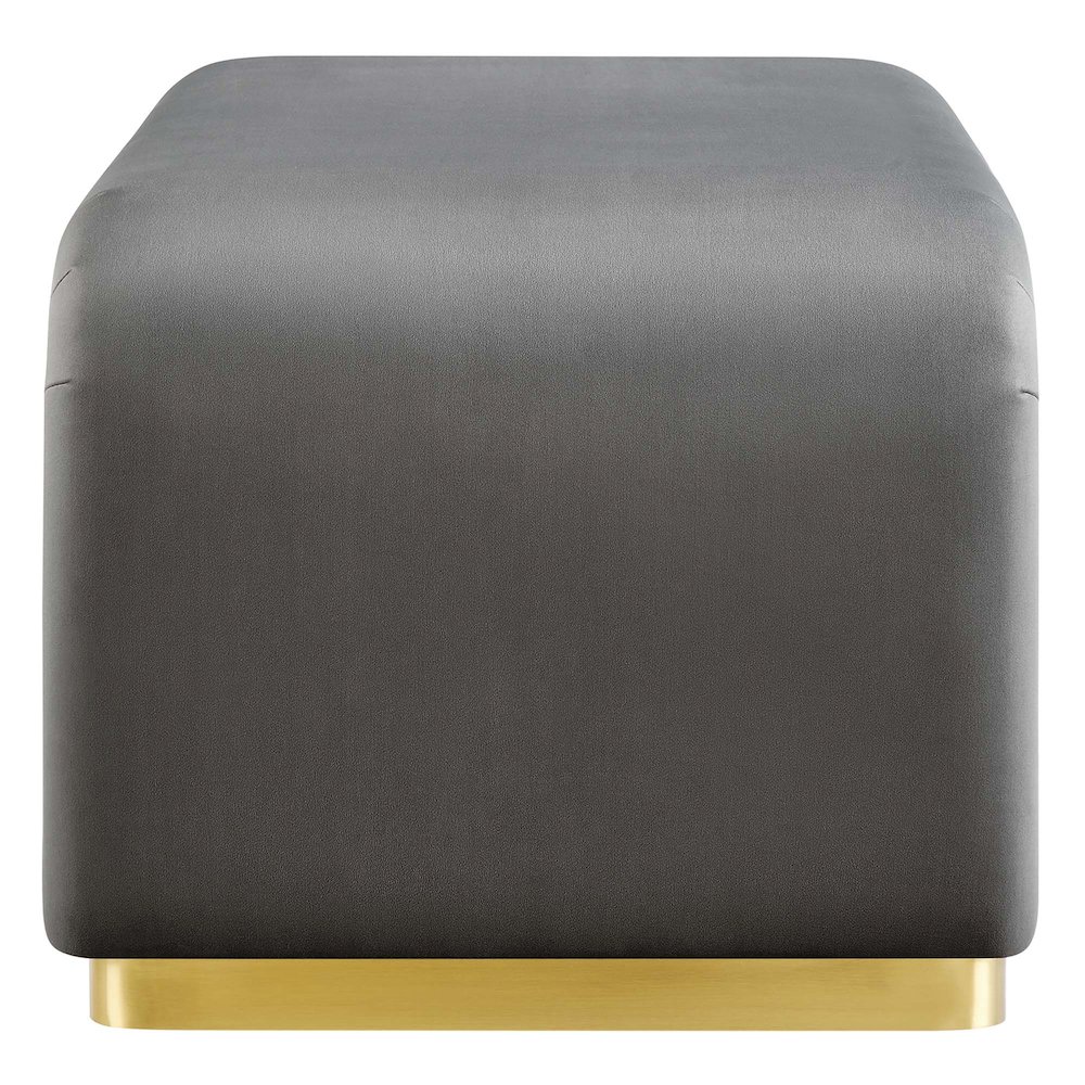 Koda Performance Velvet Waterfall Ottoman. Picture 4
