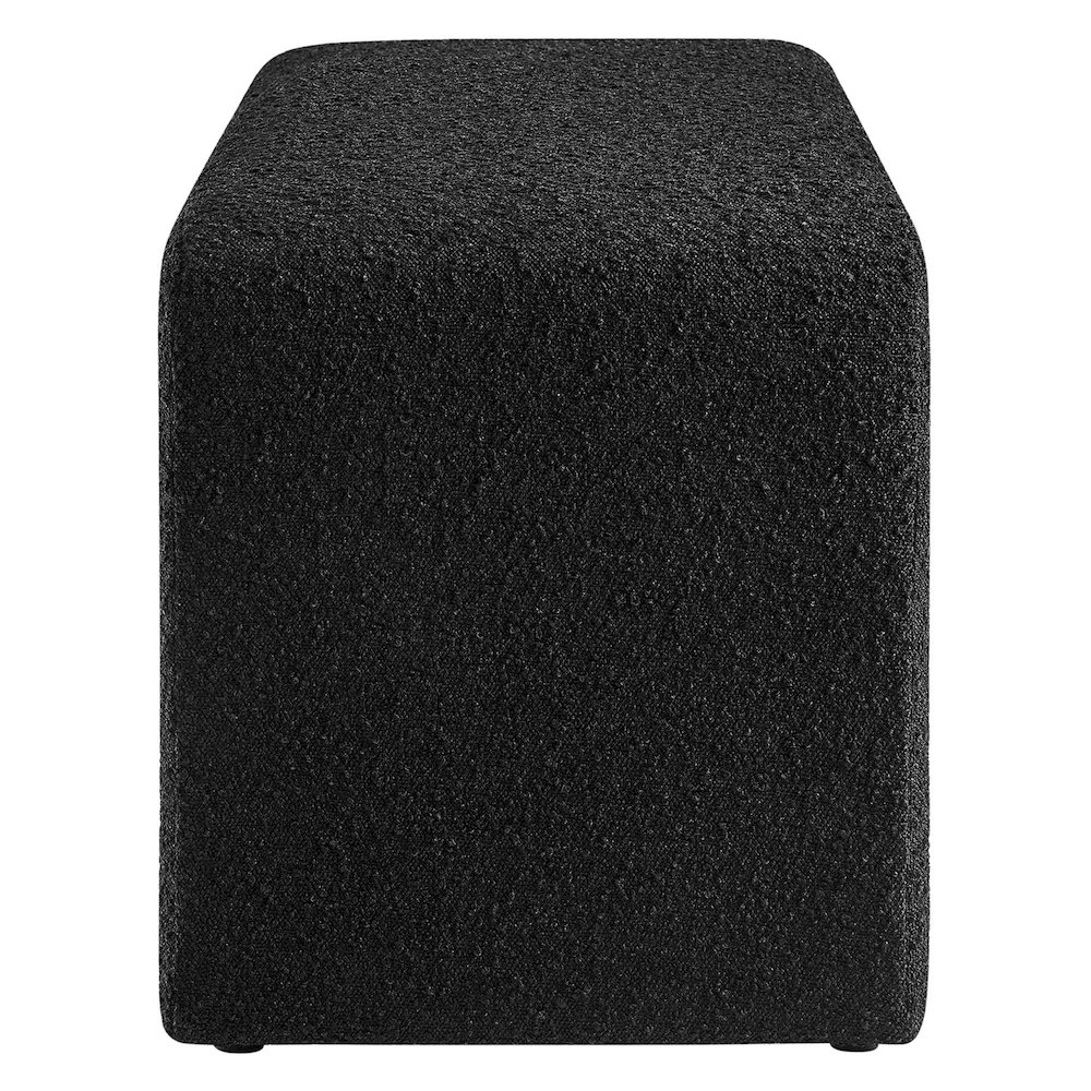 Simba Boucle Fabric Waterfall Long Bench. Picture 4