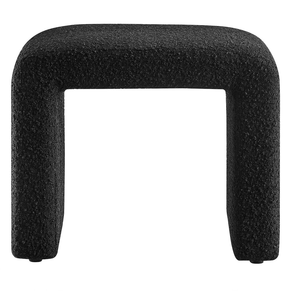 Simba Boucle Fabric Waterfall Stool. Picture 5