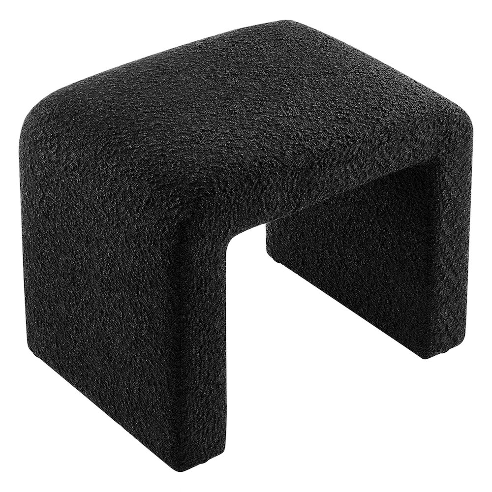 Simba Boucle Fabric Waterfall Stool. Picture 6