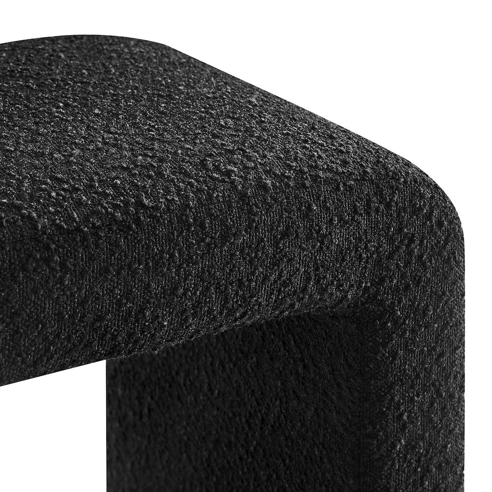 Simba Boucle Fabric Waterfall Stool. Picture 7