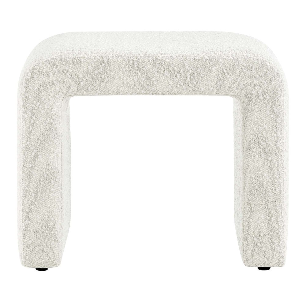 Simba Boucle Fabric Waterfall Stool. Picture 5