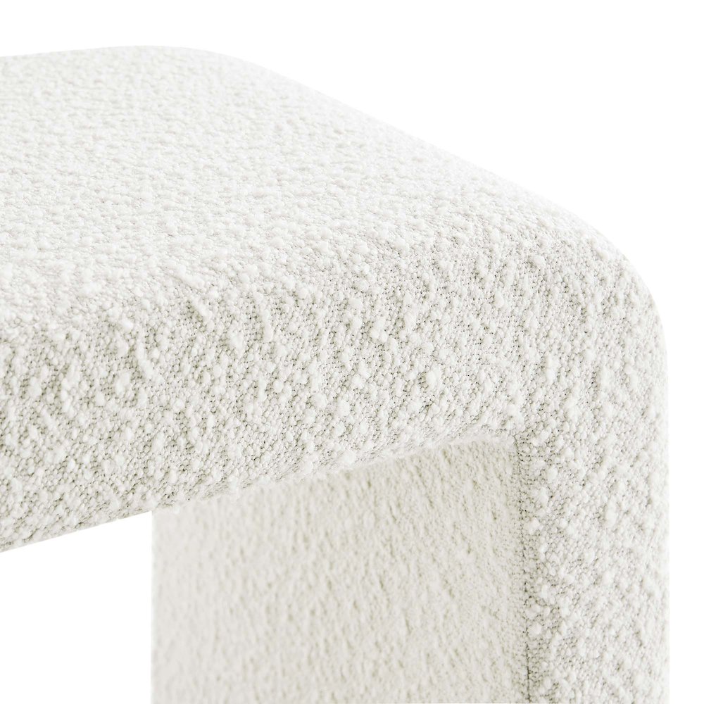 Simba Boucle Fabric Waterfall Stool. Picture 7