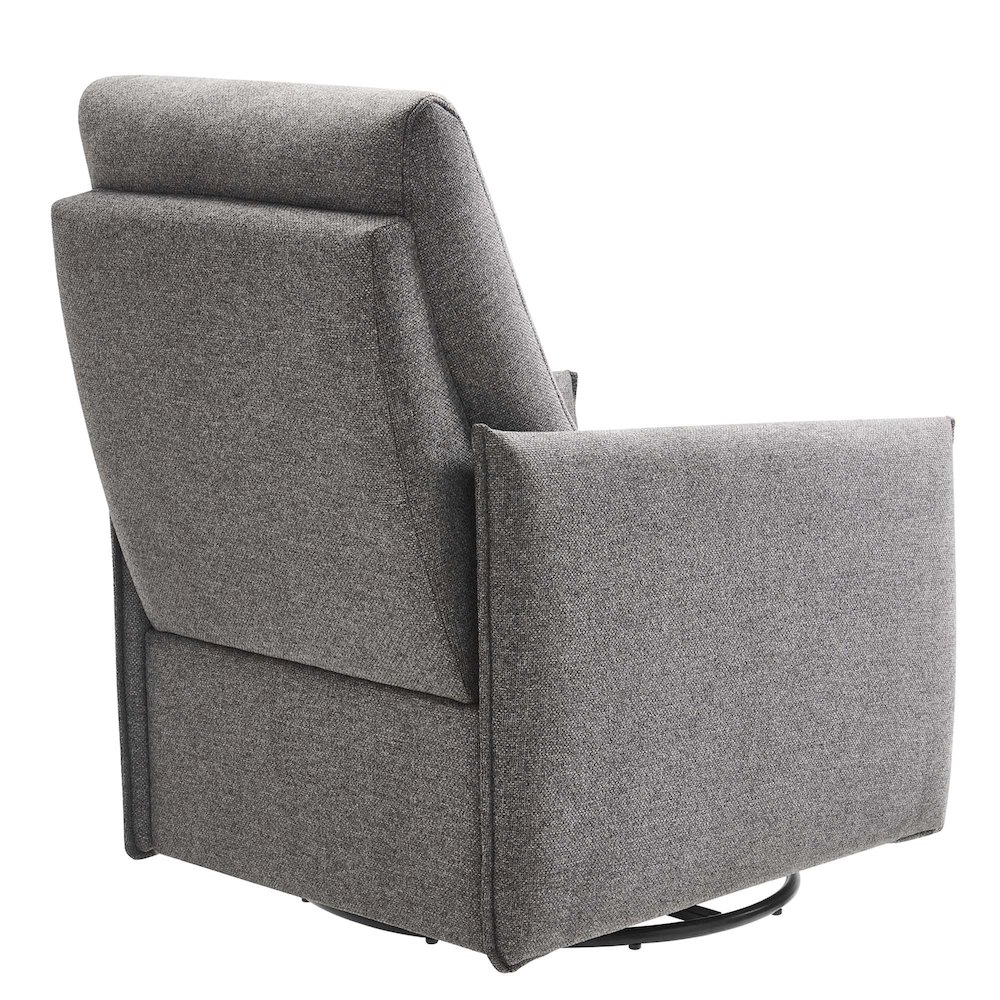 Etta Upholstered Fabric Lounge Chair. Picture 5