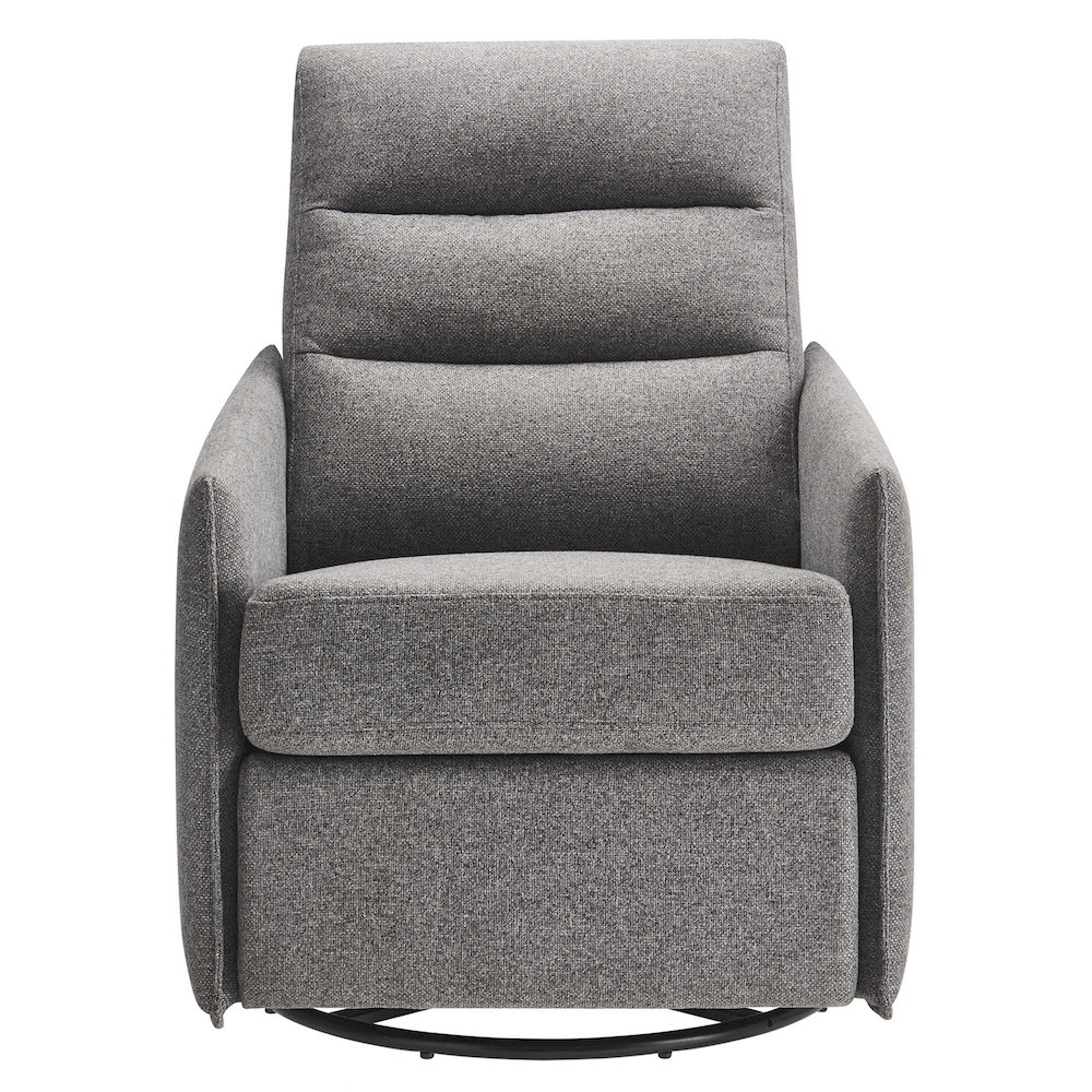 Etta Upholstered Fabric Lounge Chair. Picture 6