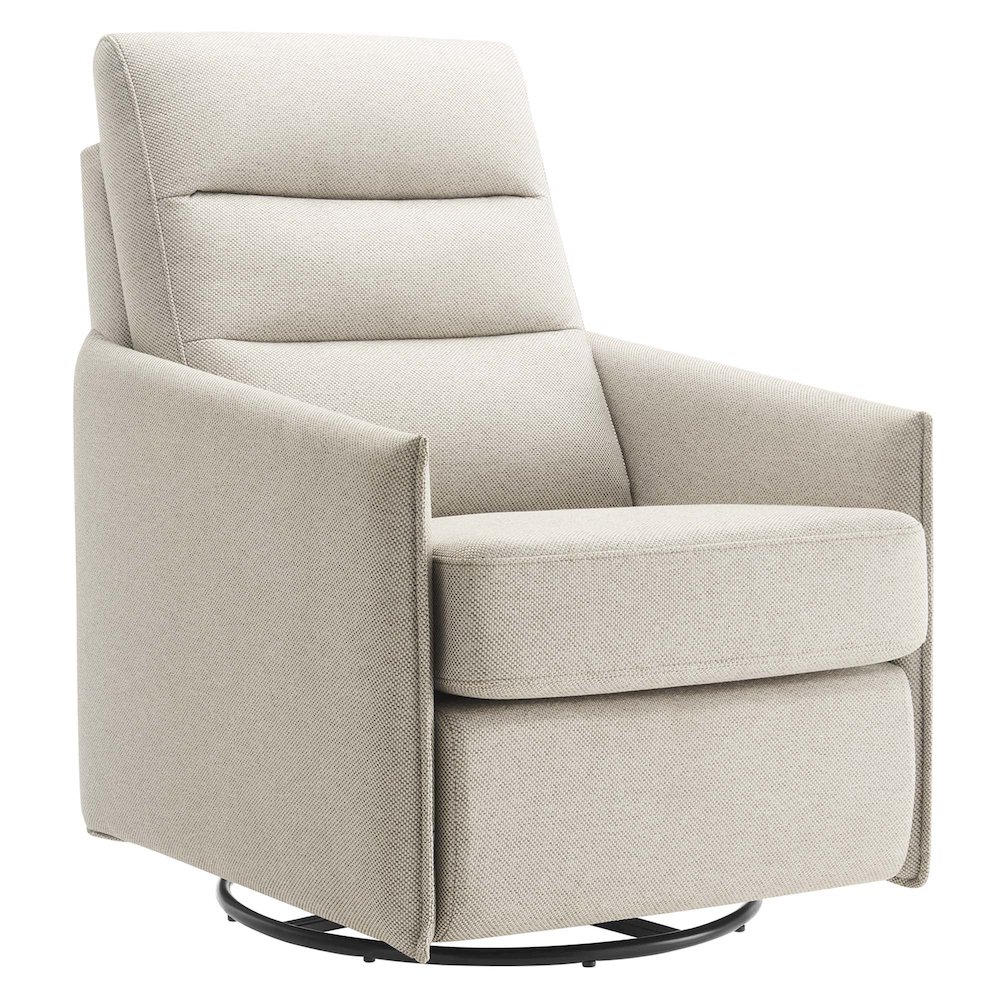 Etta Upholstered Fabric Lounge Chair. Picture 1