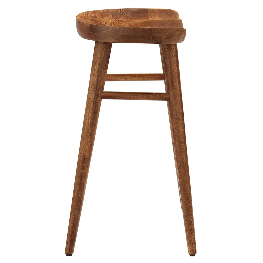 Saville Backless Wood Counter Stools Set of 2. Picture 5