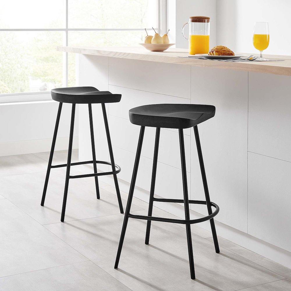 Concord Backless Wood Counter Stools Set of 2. Picture 9