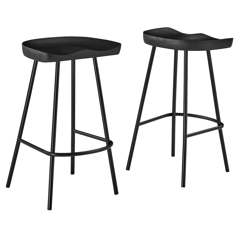 Concord Backless Wood Counter Stools Set of 2. Picture 1