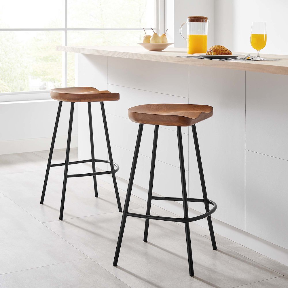 Concord Backless Wood Counter Stools Set of 2. Picture 9