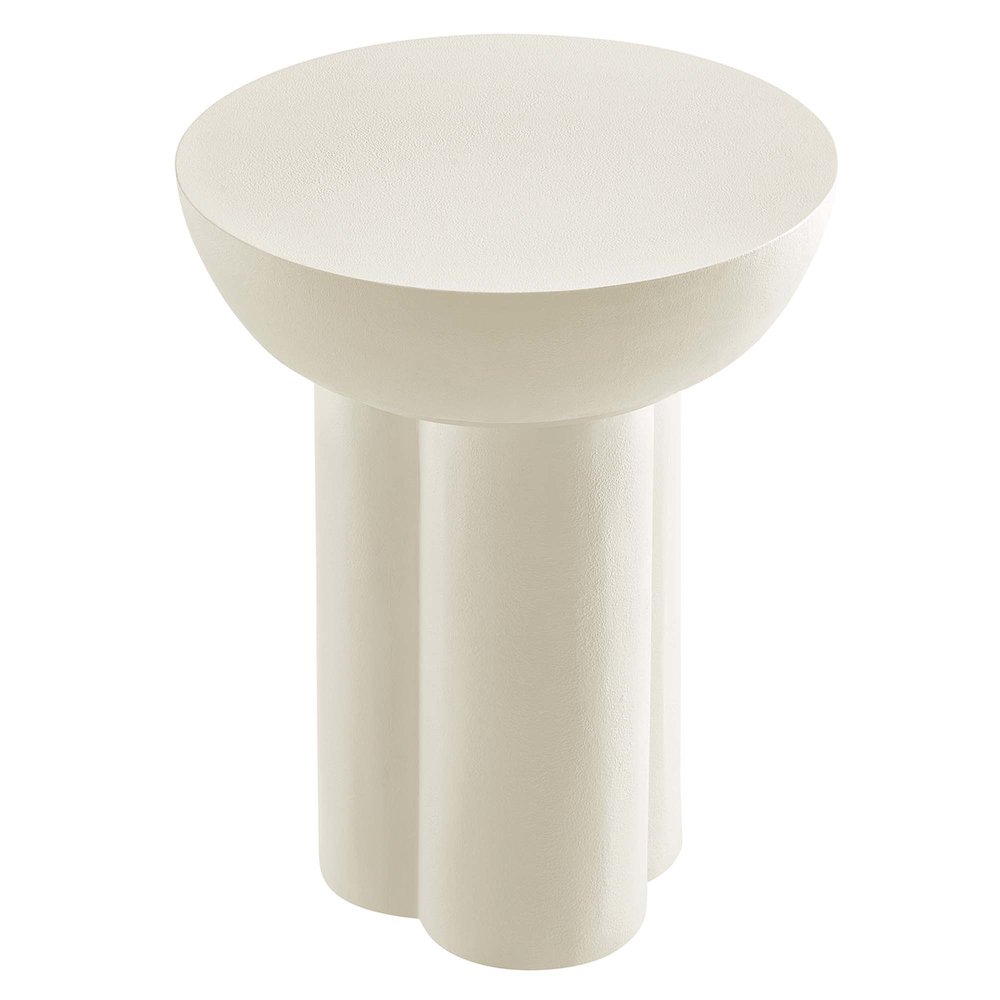 Caspian Round Concrete Side Table. Picture 4