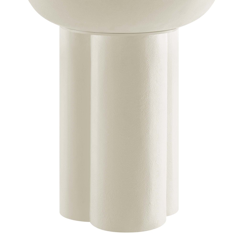 Caspian Round Concrete Side Table. Picture 6