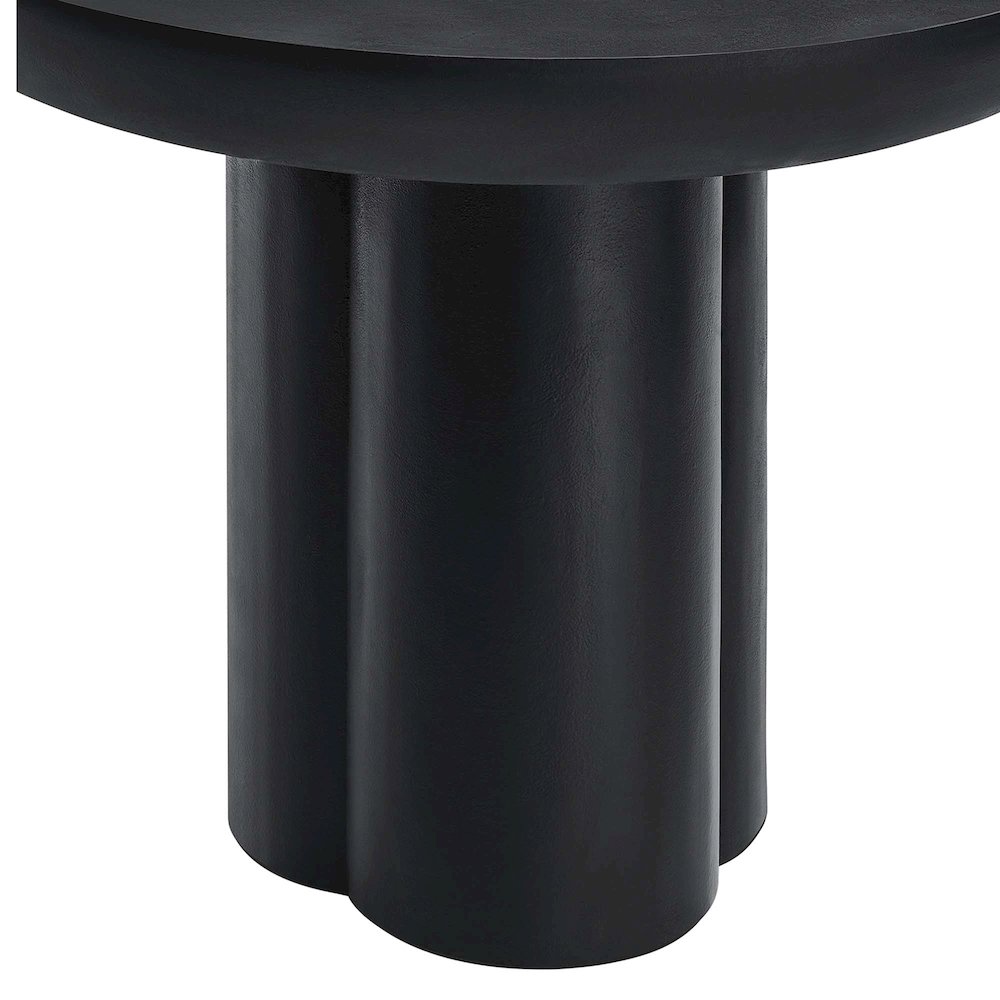 Caspian 40" Round Concrete Dining Table. Picture 6