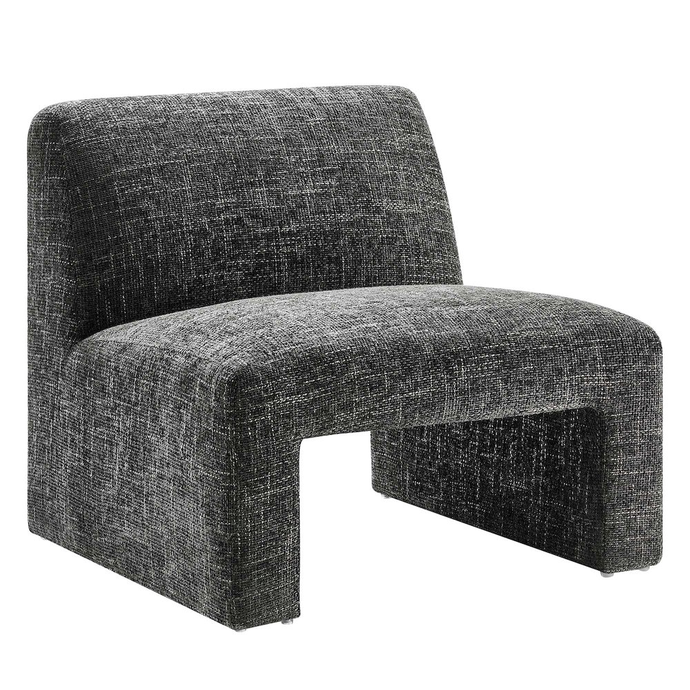 Amita Chenille Upholstered Accent Chair. Picture 1