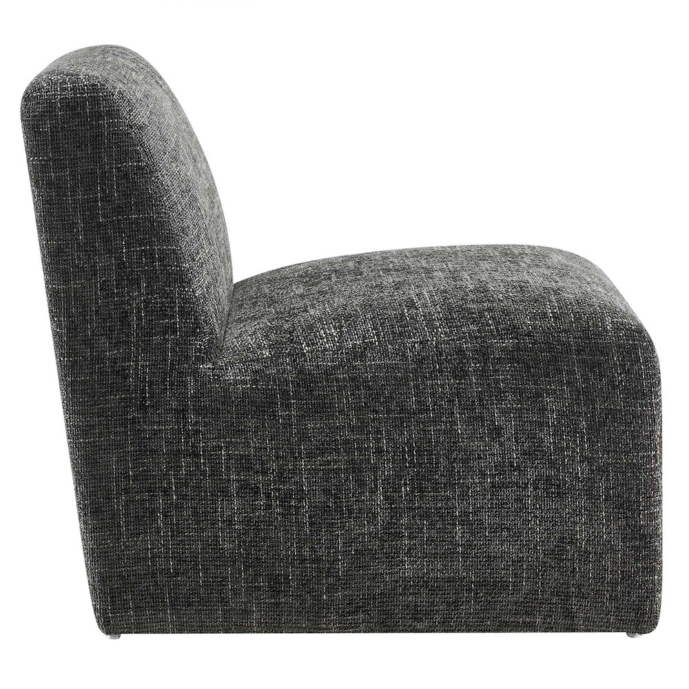 Amita Chenille Upholstered Accent Chair. Picture 4
