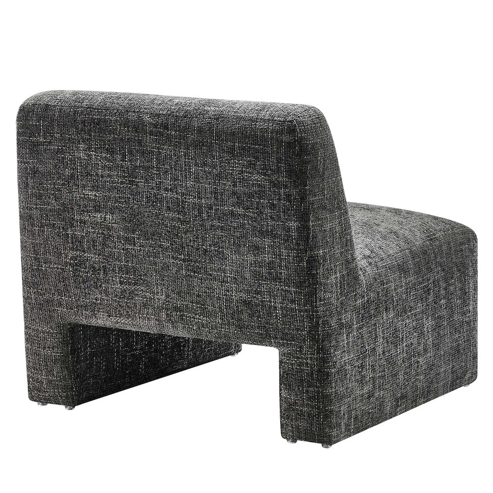 Amita Chenille Upholstered Accent Chair. Picture 5