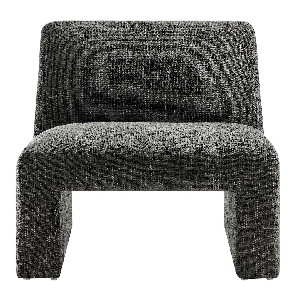 Amita Chenille Upholstered Accent Chair. Picture 6