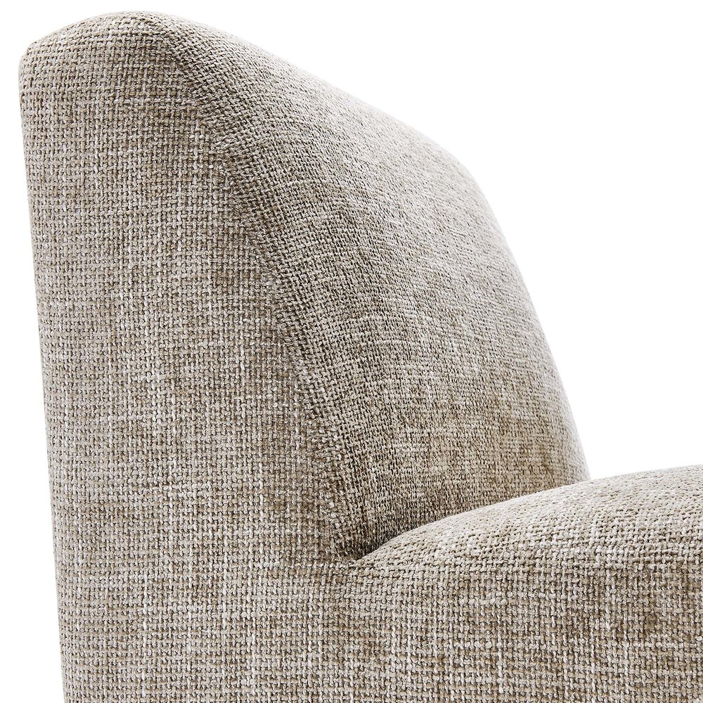 Amita Chenille Upholstered Accent Chair. Picture 7