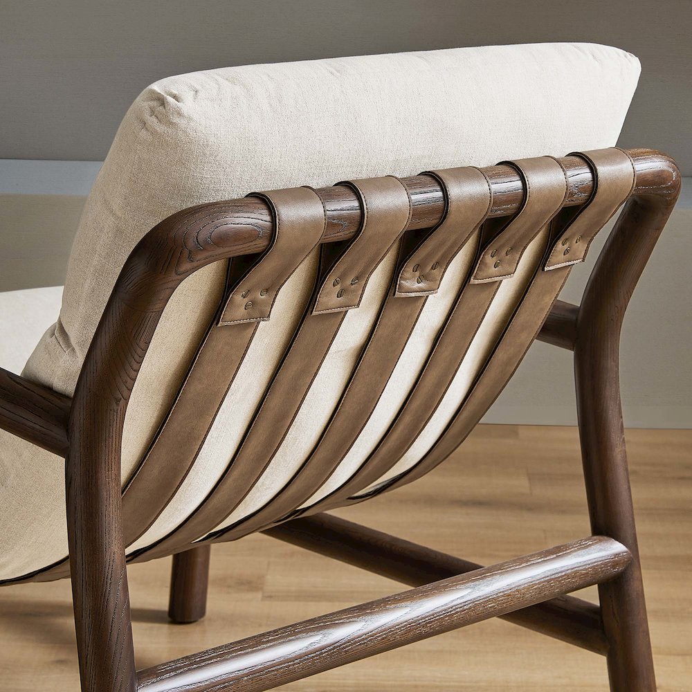 Paxton Wood Sling Chair. Picture 10