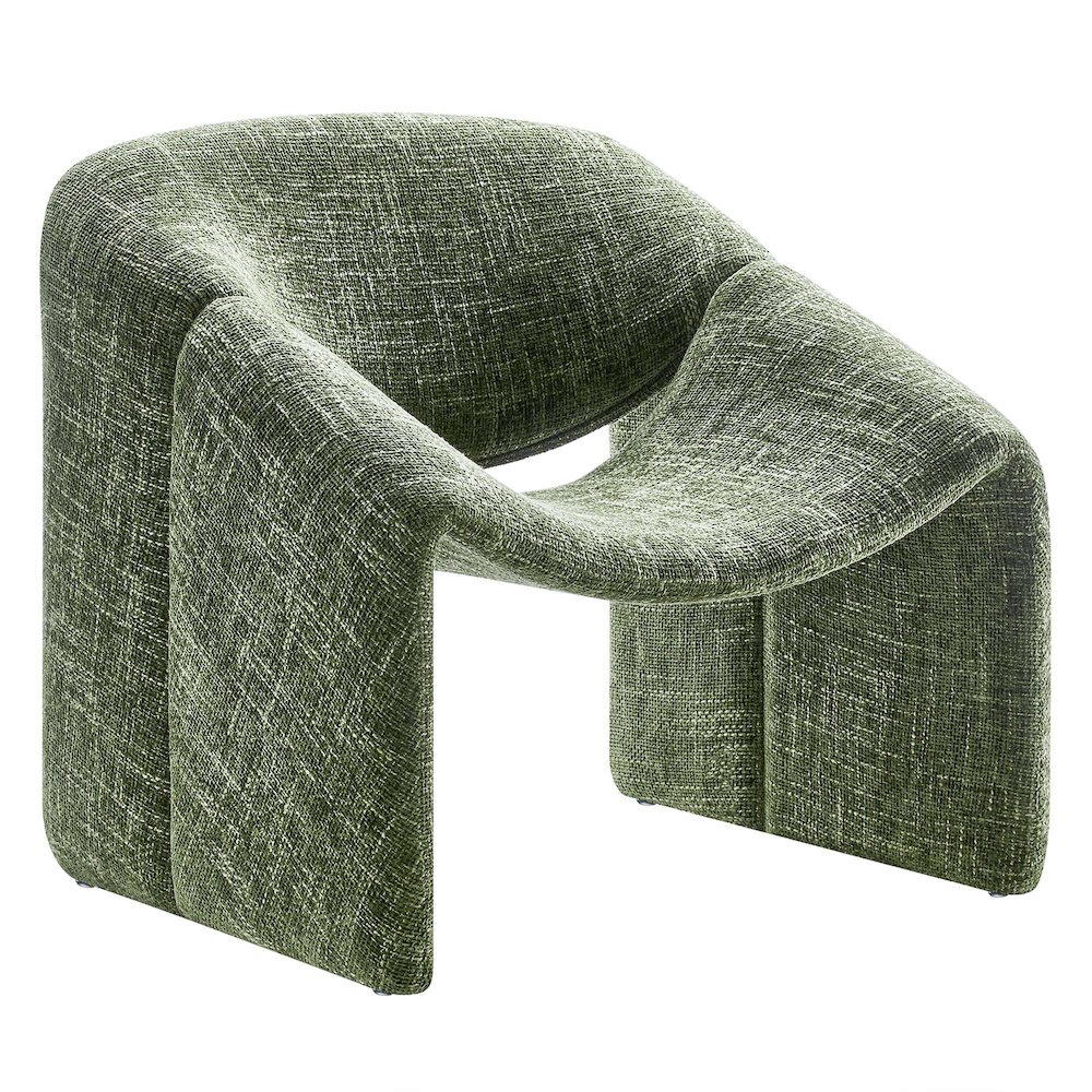 Vivi Chenille Upholstered Accent Chair. Picture 1