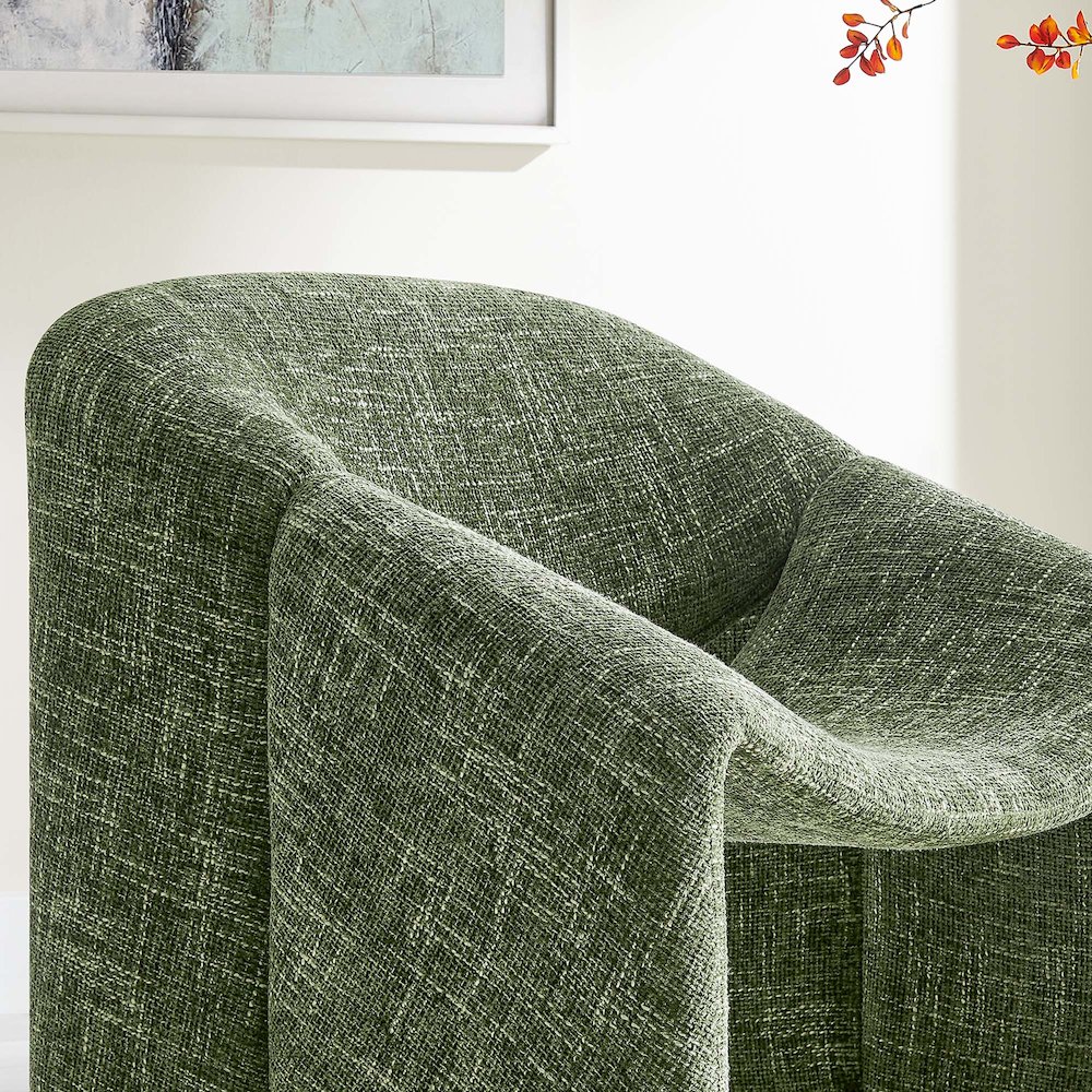 Vivi Chenille Upholstered Accent Chair. Picture 9