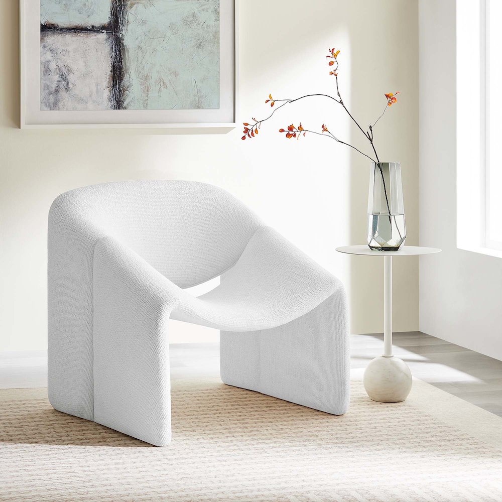 Vivi Chenille Upholstered Accent Chair. Picture 8