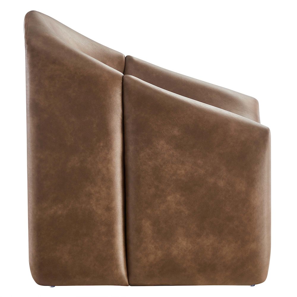 Vivi Vegan Leather Accent Chair. Picture 4