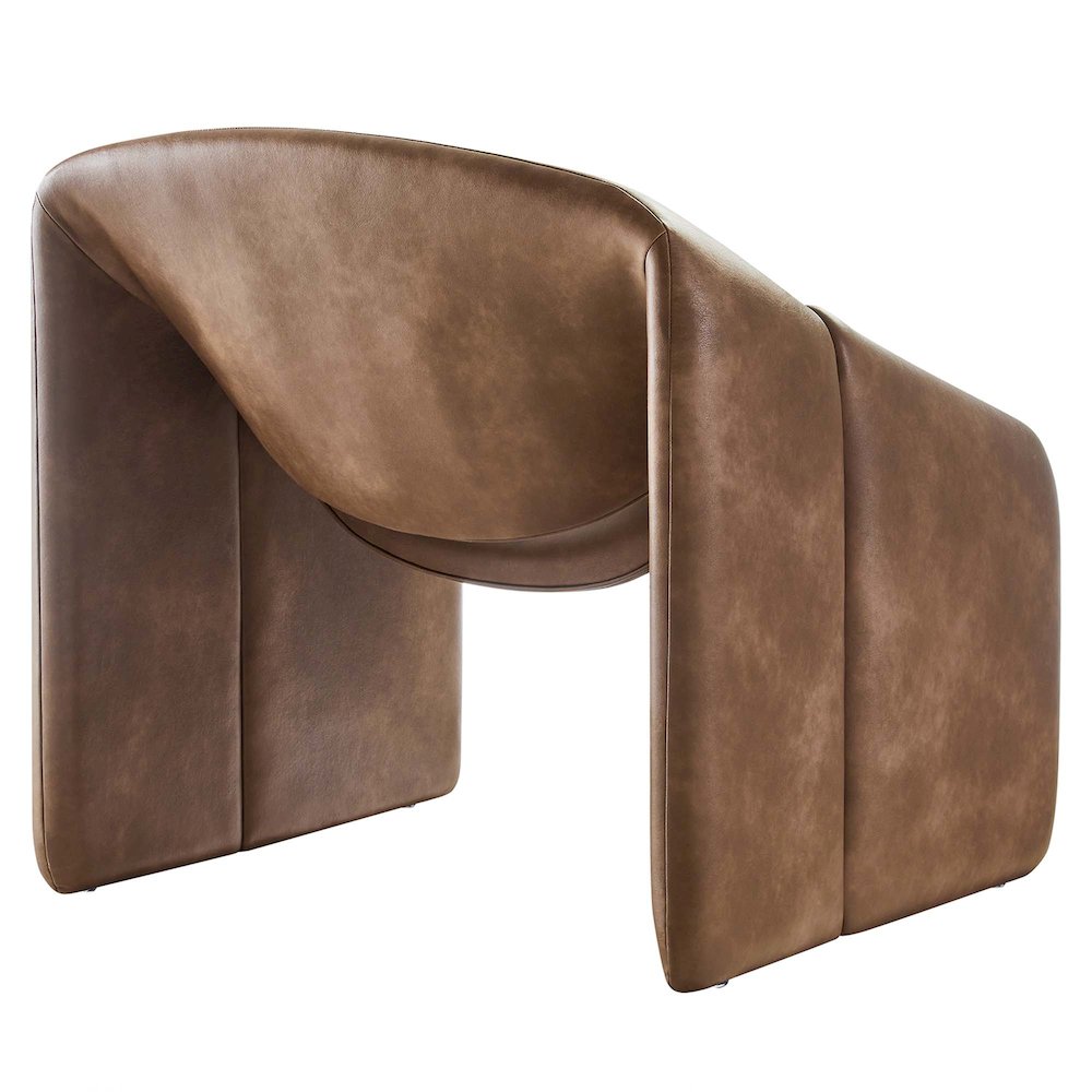 Vivi Vegan Leather Accent Chair. Picture 5