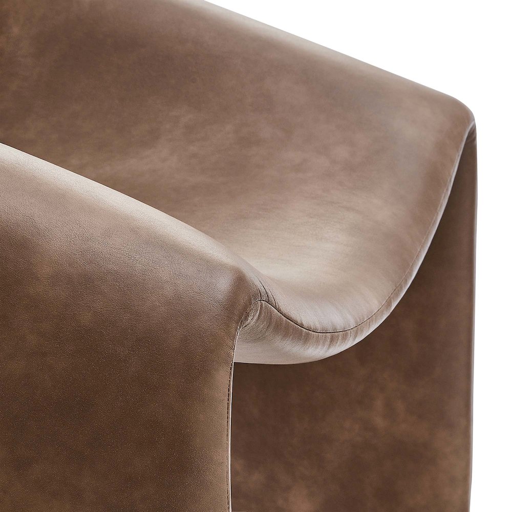 Vivi Vegan Leather Accent Chair. Picture 7