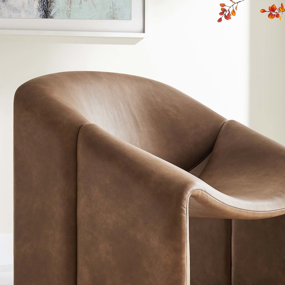 Vivi Vegan Leather Accent Chair. Picture 9