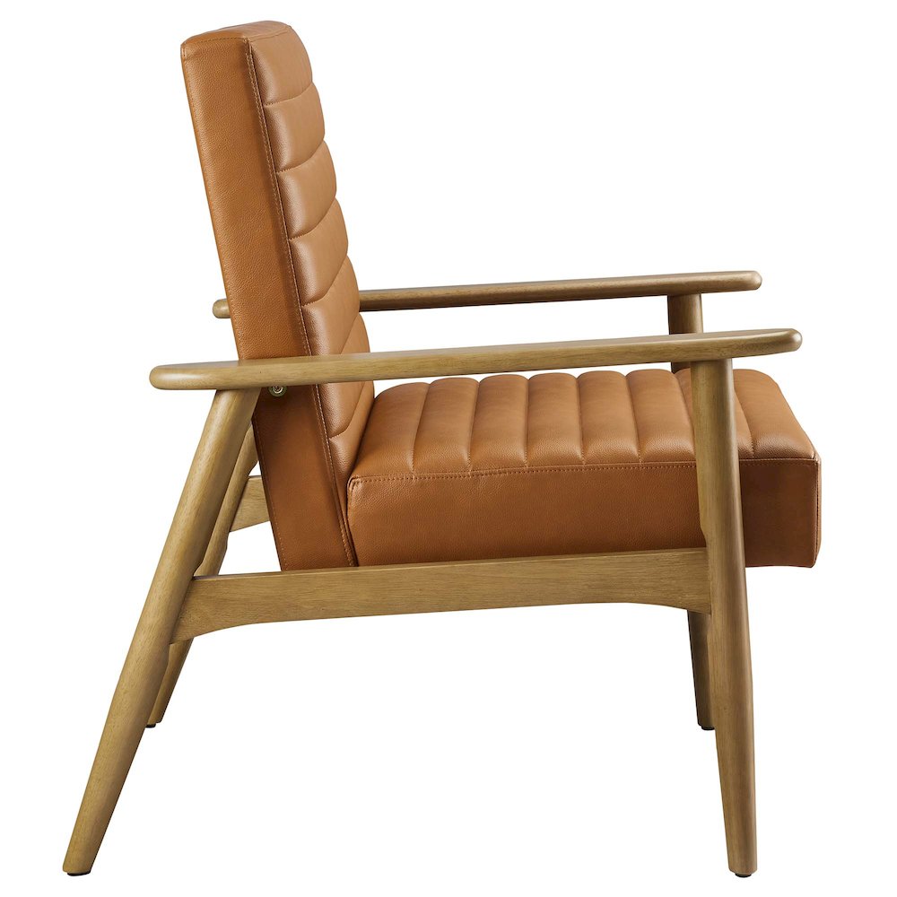 Jensen Vegan Leather Accent Chair. Picture 4