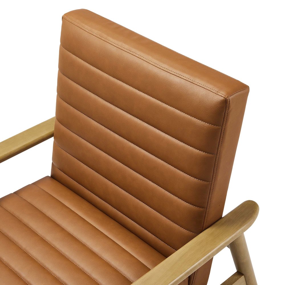 Jensen Vegan Leather Accent Chair. Picture 7