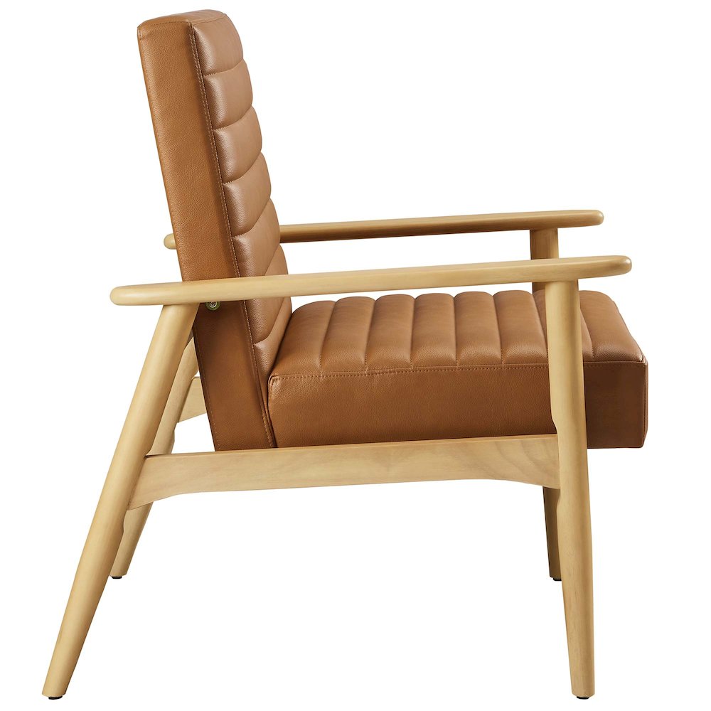 Jensen Vegan Leather Accent Chair. Picture 4