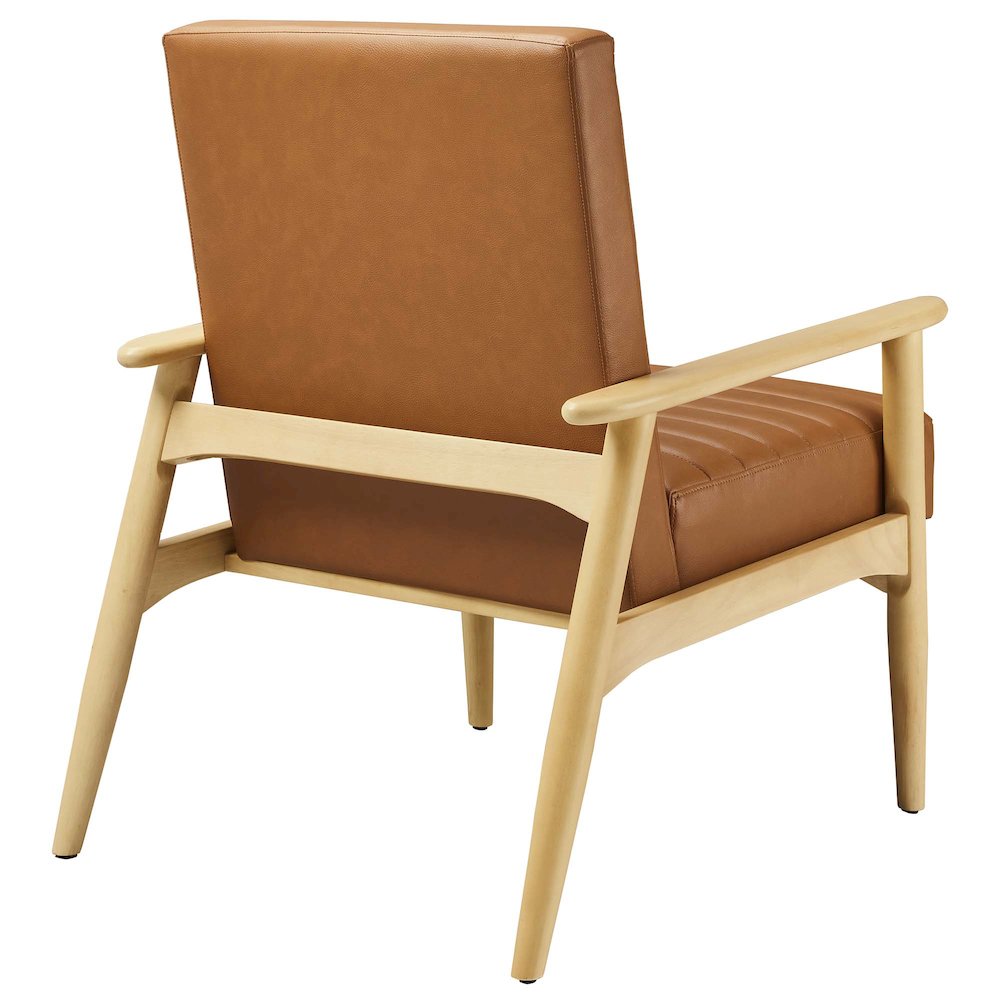 Jensen Vegan Leather Accent Chair. Picture 5