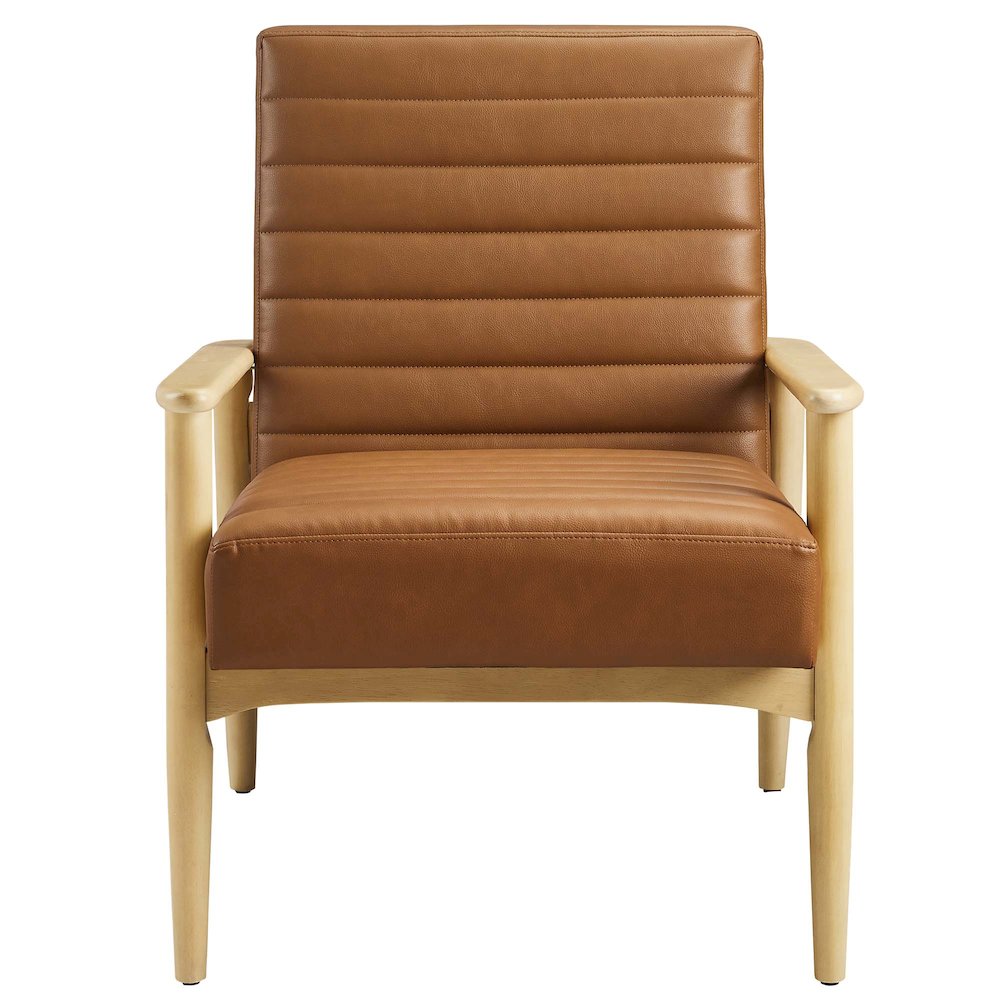 Jensen Vegan Leather Accent Chair. Picture 6