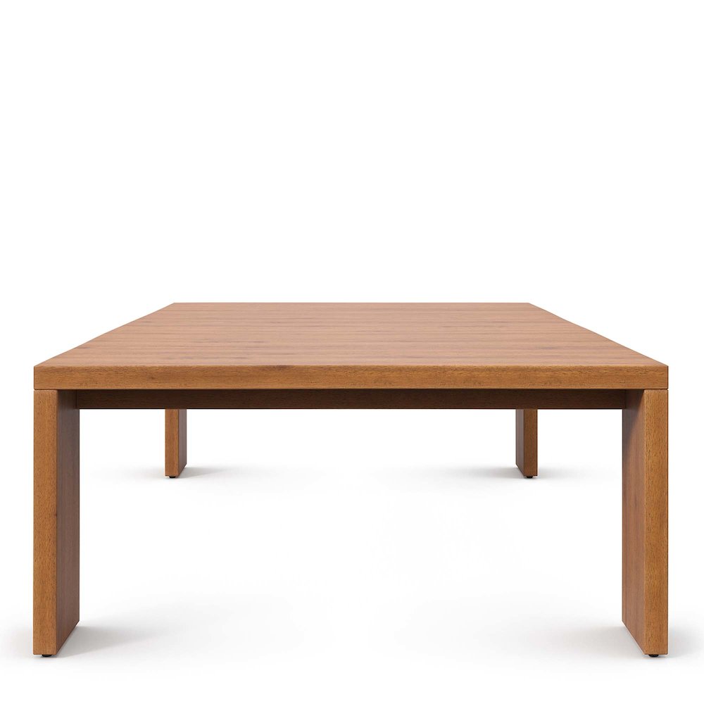 Tahoe Outdoor Patio Acacia Wood Coffee Table. Picture 5