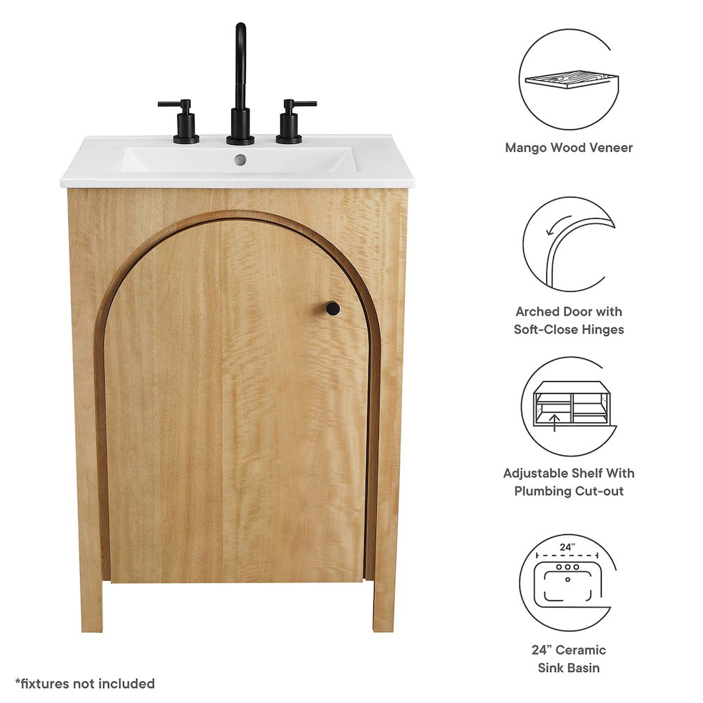 Appia 24" Bathroom Vanity. Picture 2