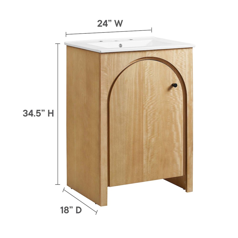 Appia 24" Bathroom Vanity. Picture 3