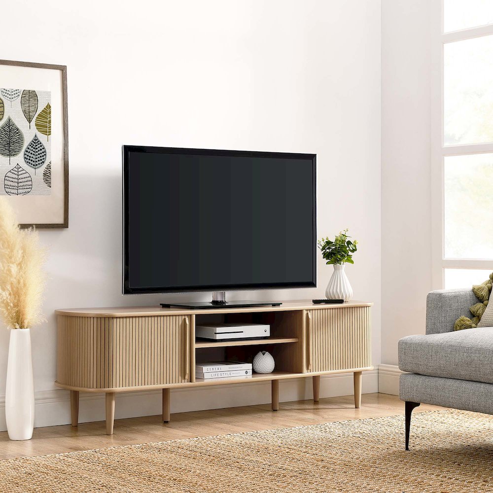 Contour 63" Wood TV Stand. Picture 10