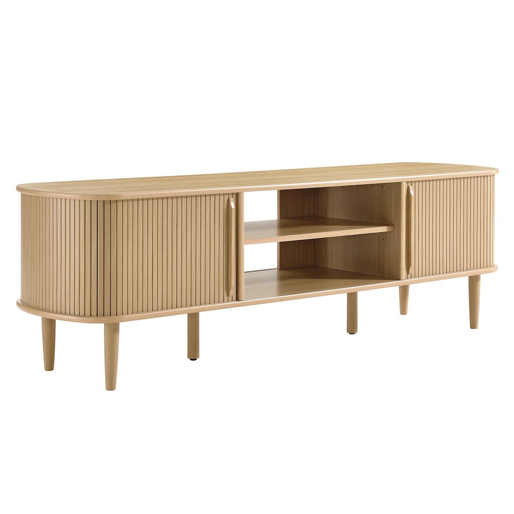 Contour 63" Wood TV Stand. Picture 1
