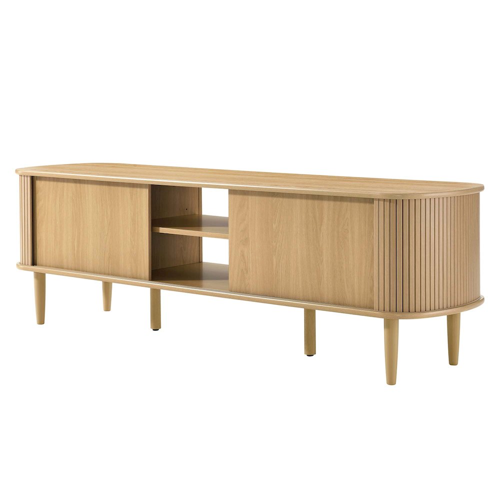 Contour 63" Wood TV Stand. Picture 5
