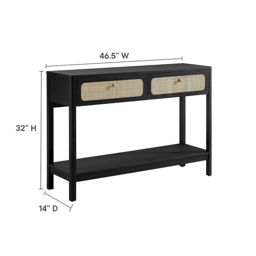 Chaucer Wood Entryway Console Table. Picture 3